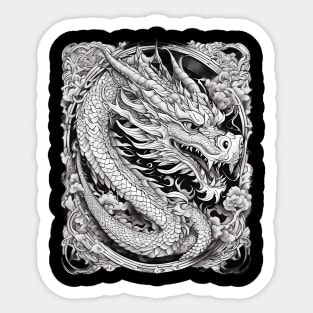 Japanese Dragon Tattoo Sticker